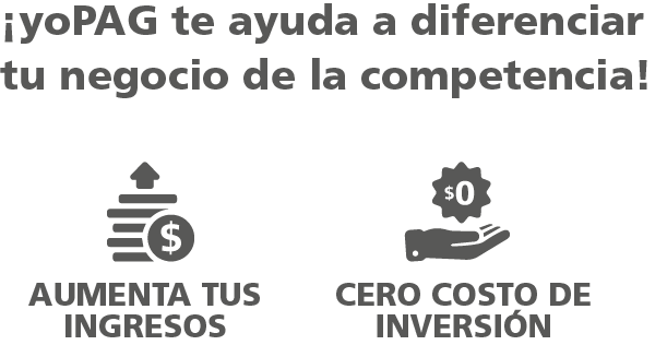 ¡yoPAG te ayuda a diferenciar tu negocio de la competencia!